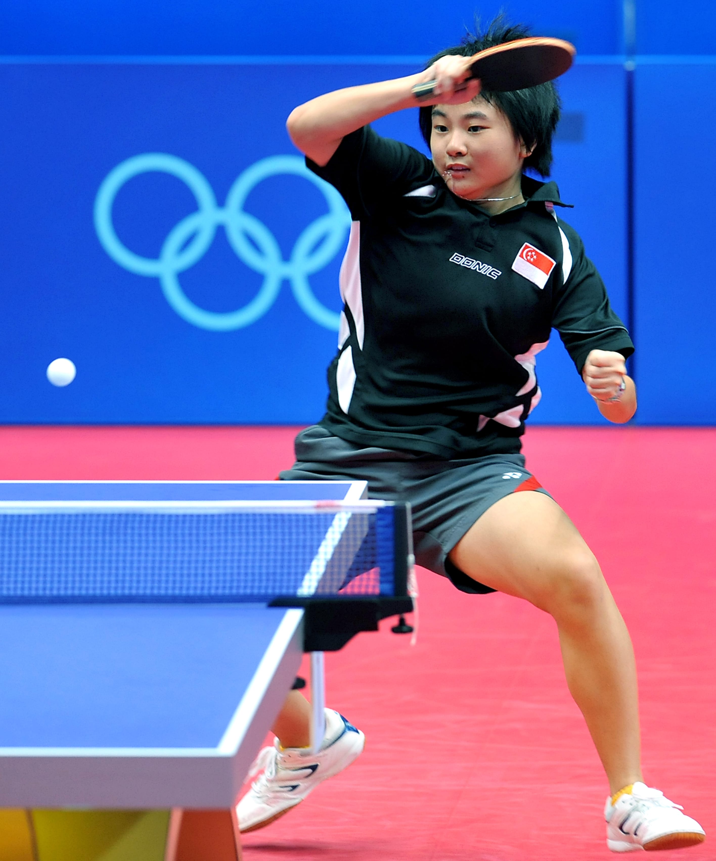 Isabelle Li won the silver medal in the Youth Olympic Games (YOG) table tennis girls’ singles final. The Straits Times/The New Paper © Singapore Press Holdings Ltd. Reprinted with permission.